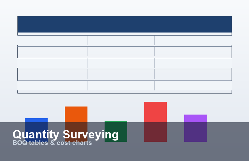 Quantity Surveying Support